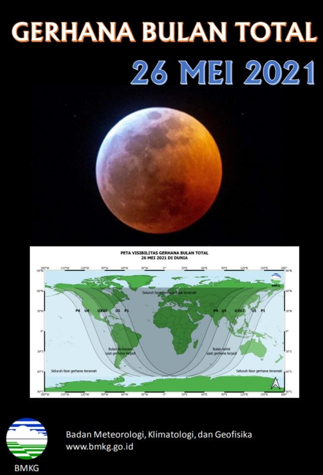 Gerhana bulan total 26 mei