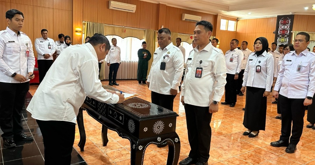 Lantik Kalapas dan LPKA, Kakanwil Ditjenpas Kaltim Tegaskan Asta Cita Presiden