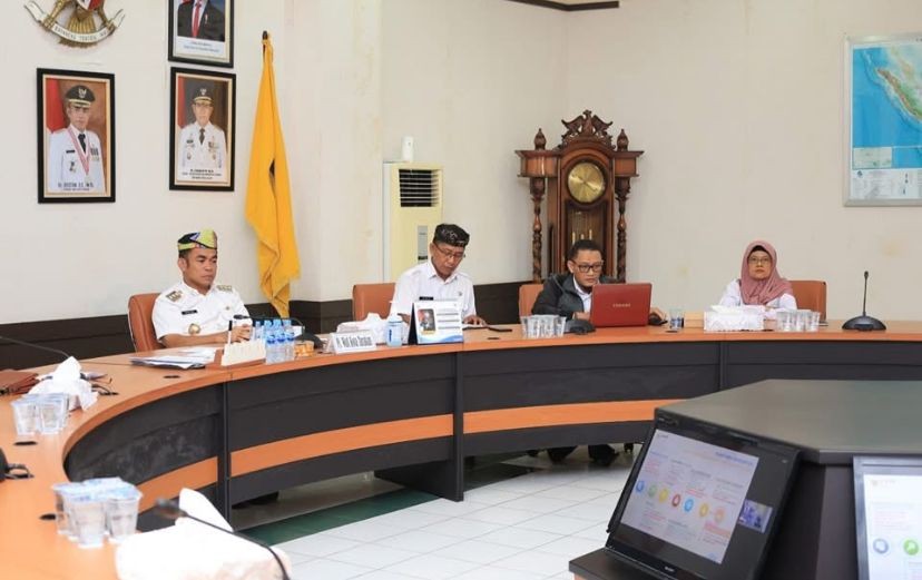 Pj Wali Kota Tarakan Rapat Terkait Penyelesaian Penataan Tenaga Non-ASN Pemda Secara Daring
