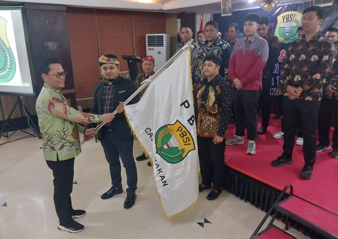 PBSI Tarakan Dilantik, Fokus Pembinaan Atlet Lewat Turnamen
