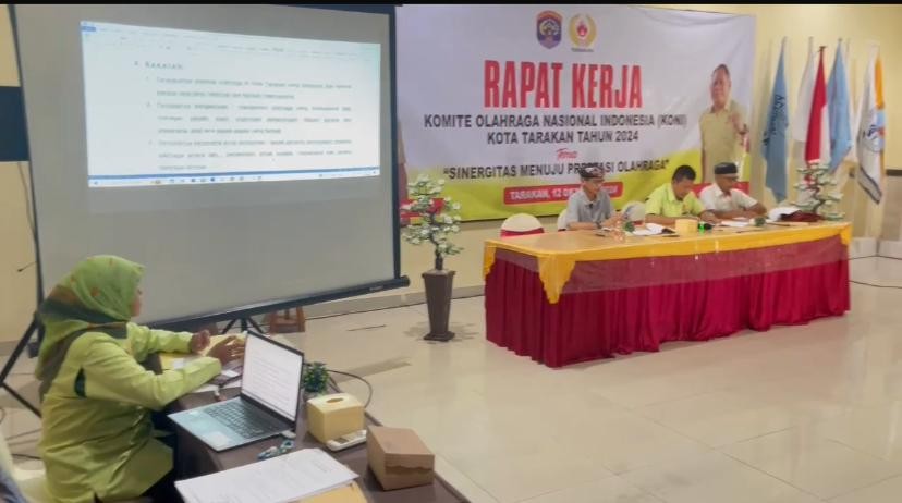 KONI Tarakan Gelar Rapat Kerja Sebagai Bentuk Salam Melaksanakan Amanah AD/ART