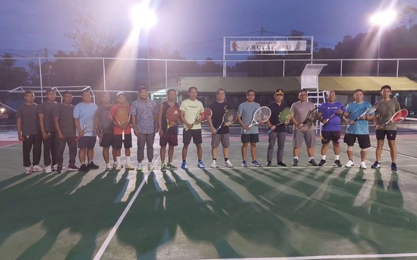 Pj. Wali Kota Tarakan Pererat Talisilaturahmi dengan Forkopimda Lewat Olahraga