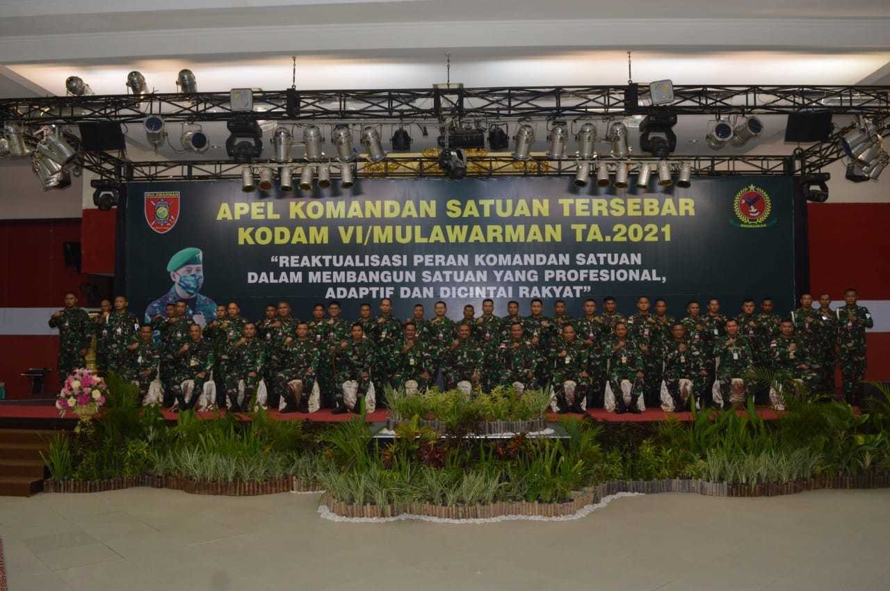 Apel Komandan Satuan Kodam VI/Mulawarman Tahun Anggaran 2021,Resmi Ditutup