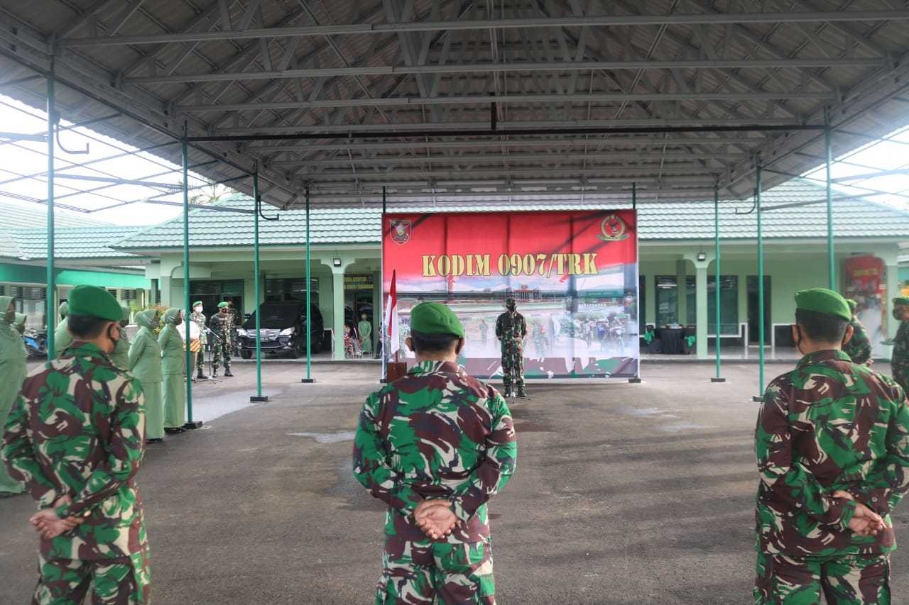 Pimpin Korp Raport Kenaikan Pangkat,Ini Pesan Dandim 0907/Tarakan