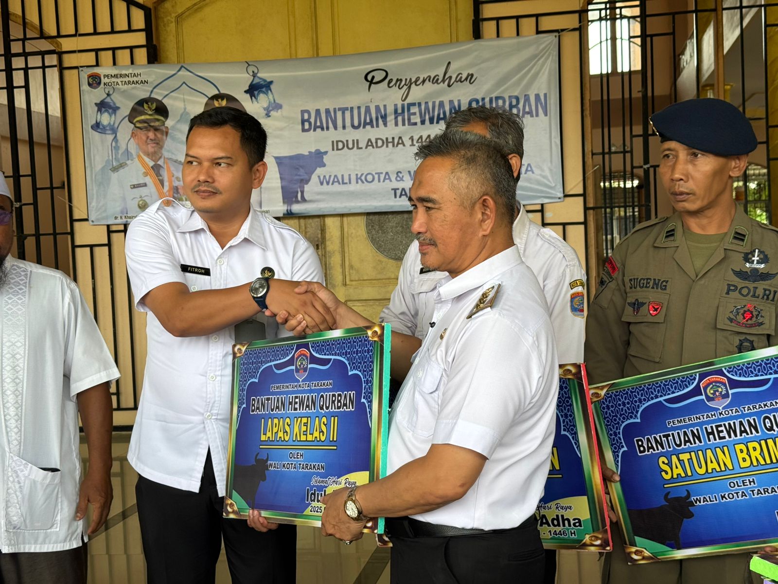 Pemkot Tarakan Beri Sapi Kurban untuk Warga Binaan Lapas