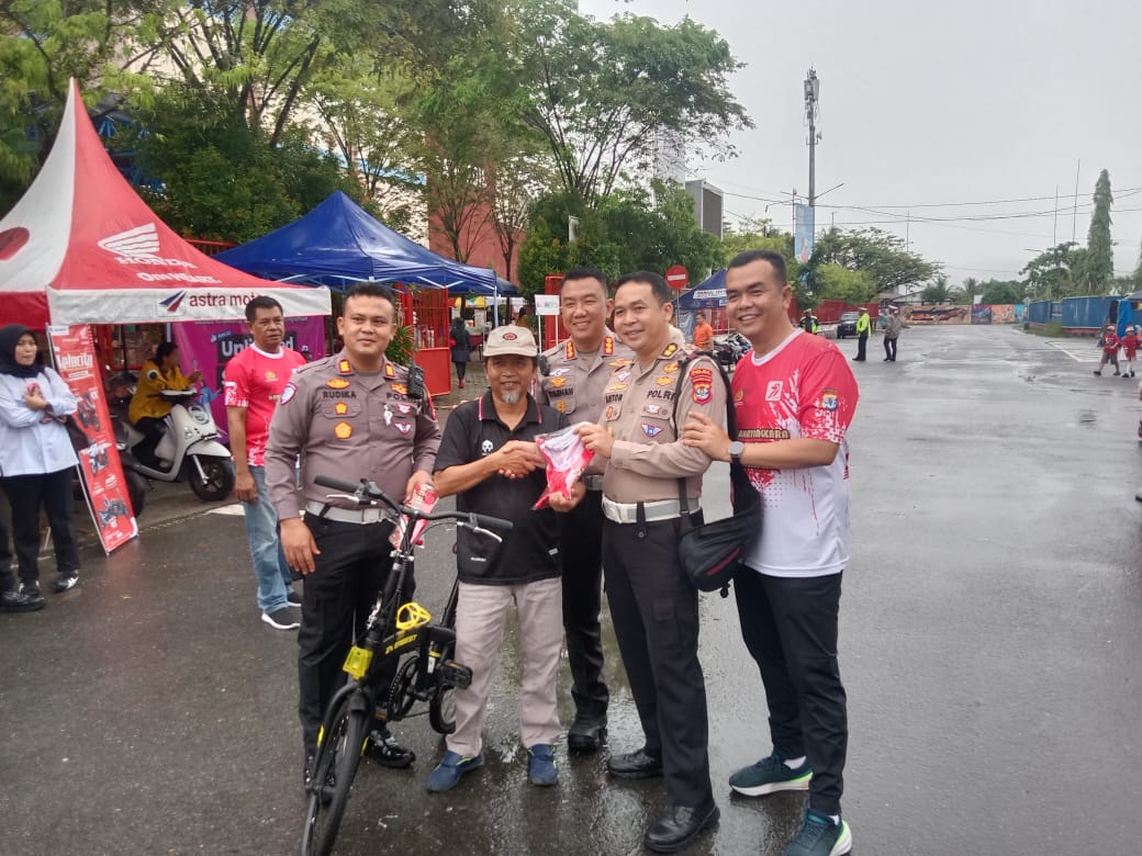 Ribuan Warga Tarakan Ramaikan CFD Polres, Sambut Hari Bhayangkara ke-79