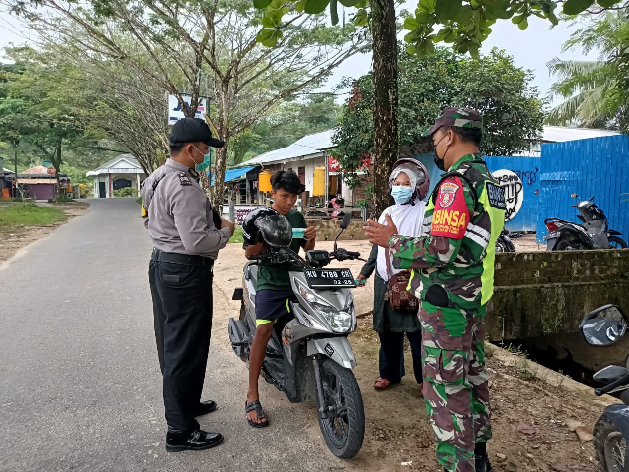 Ingatkan Bahaya Covid 19, Babinsa Koramil Tarakan Timur Rutin Himbau Warga Binaan