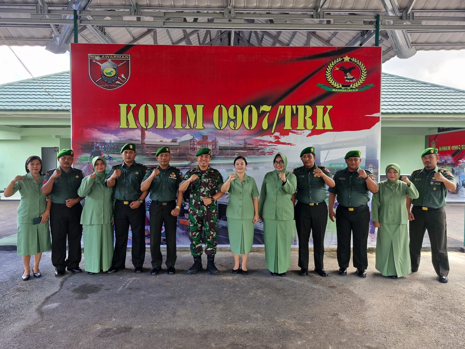 Dandim 0907/Tarakan Beri Selamat 8 Prajurit Yang Naik Pangkat Periode 1 April 2024