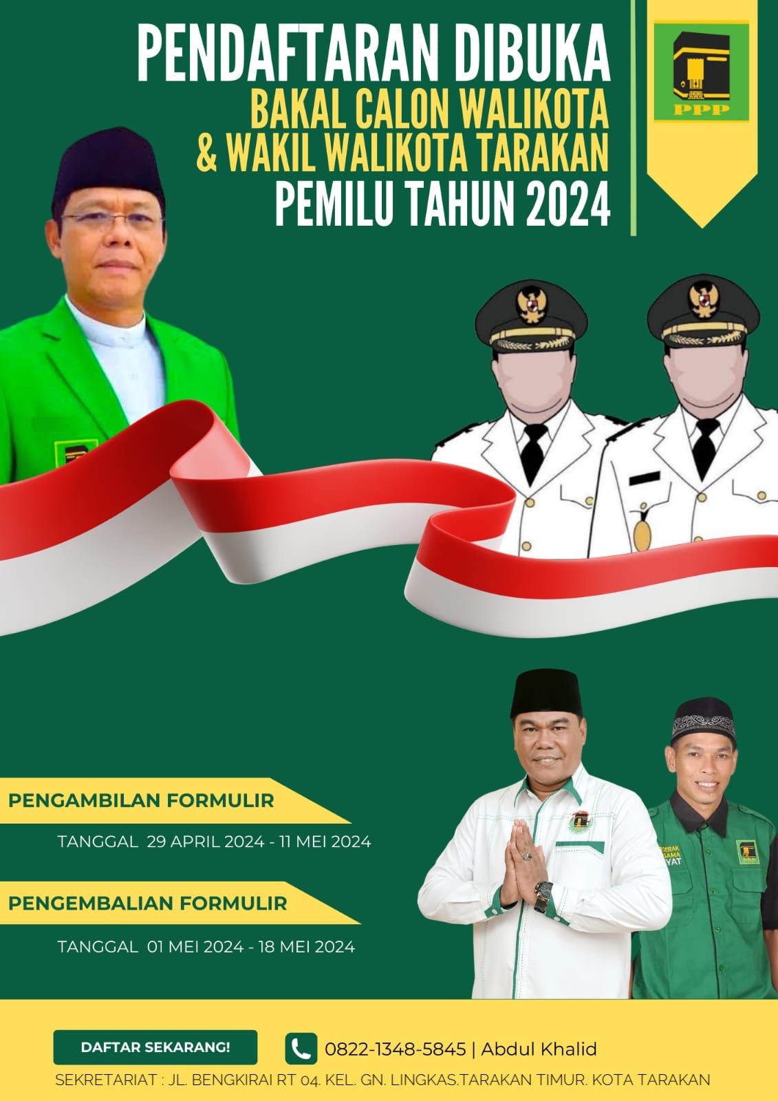 PPP Buka Penjaringan Pilkada Tarakan