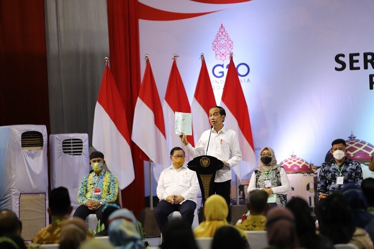Kanwil BPN Hingga BPN Tingkat Kabupaten/Kota Mendapatkan Apresiasi Dari Presiden Jokowi