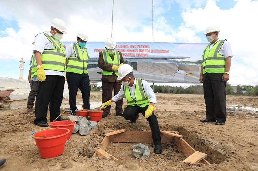 Walikota Letakkan Batu Pertama Tarakan Art dan Convention Center