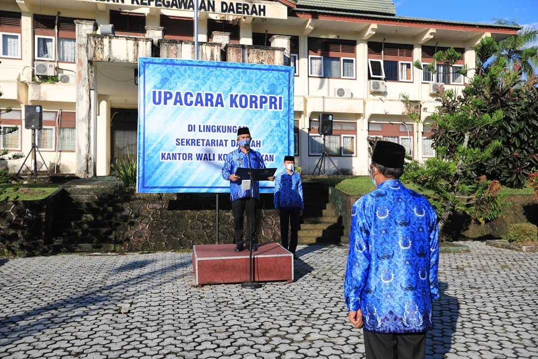 Walikota Pimpin Apel KORPRI 2021