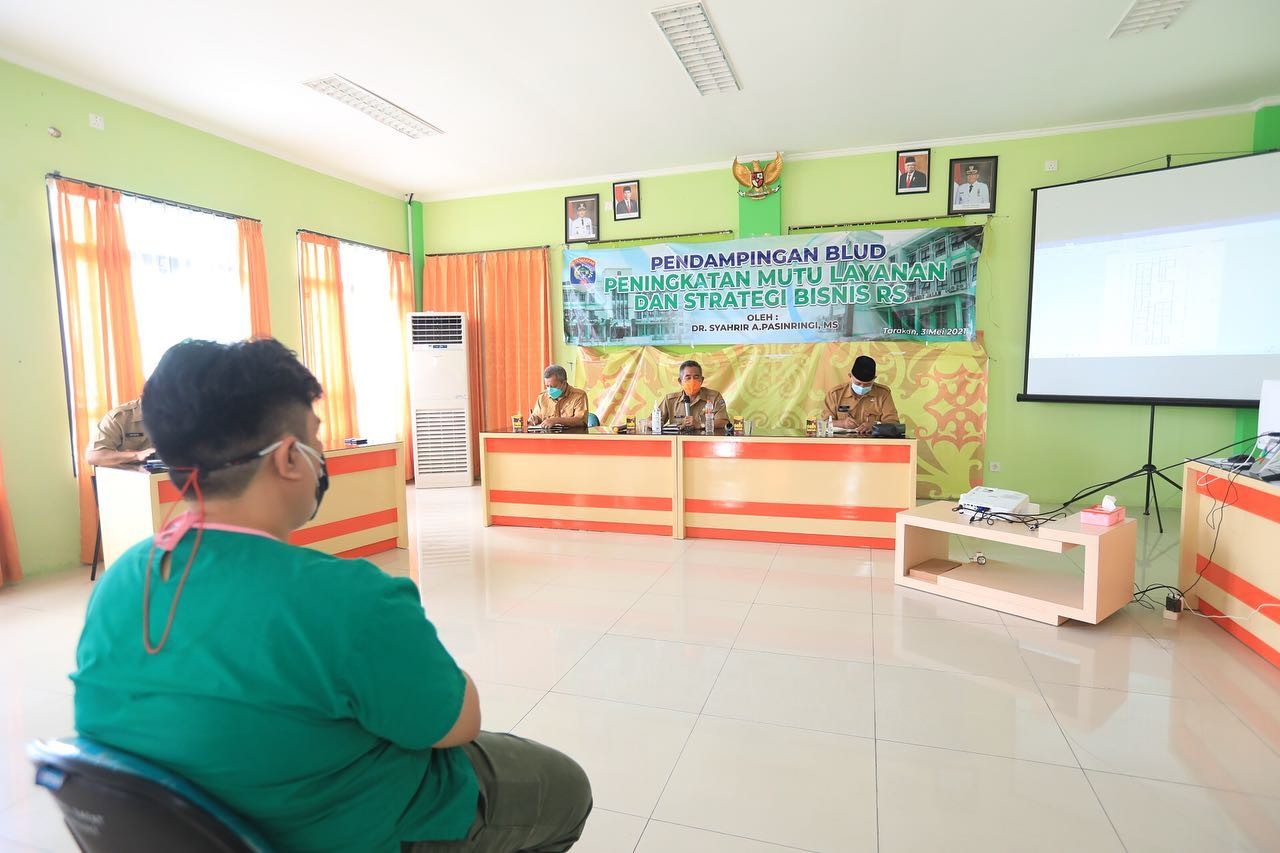 Walikota Tarakan Rapat Bahas Ketersediaan Fasilitas Rawat Inap Buat Pasien Covid-19
