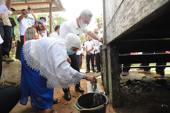 Warga Mamburungan Sudah Nikmati Layanan Air Bersih
