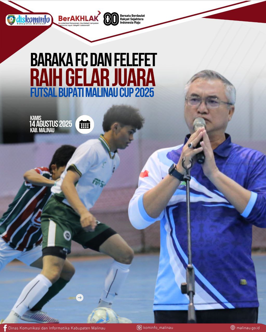 Baraka FC dan Felefet Raih Gelar Juara Futsal BMC 2025