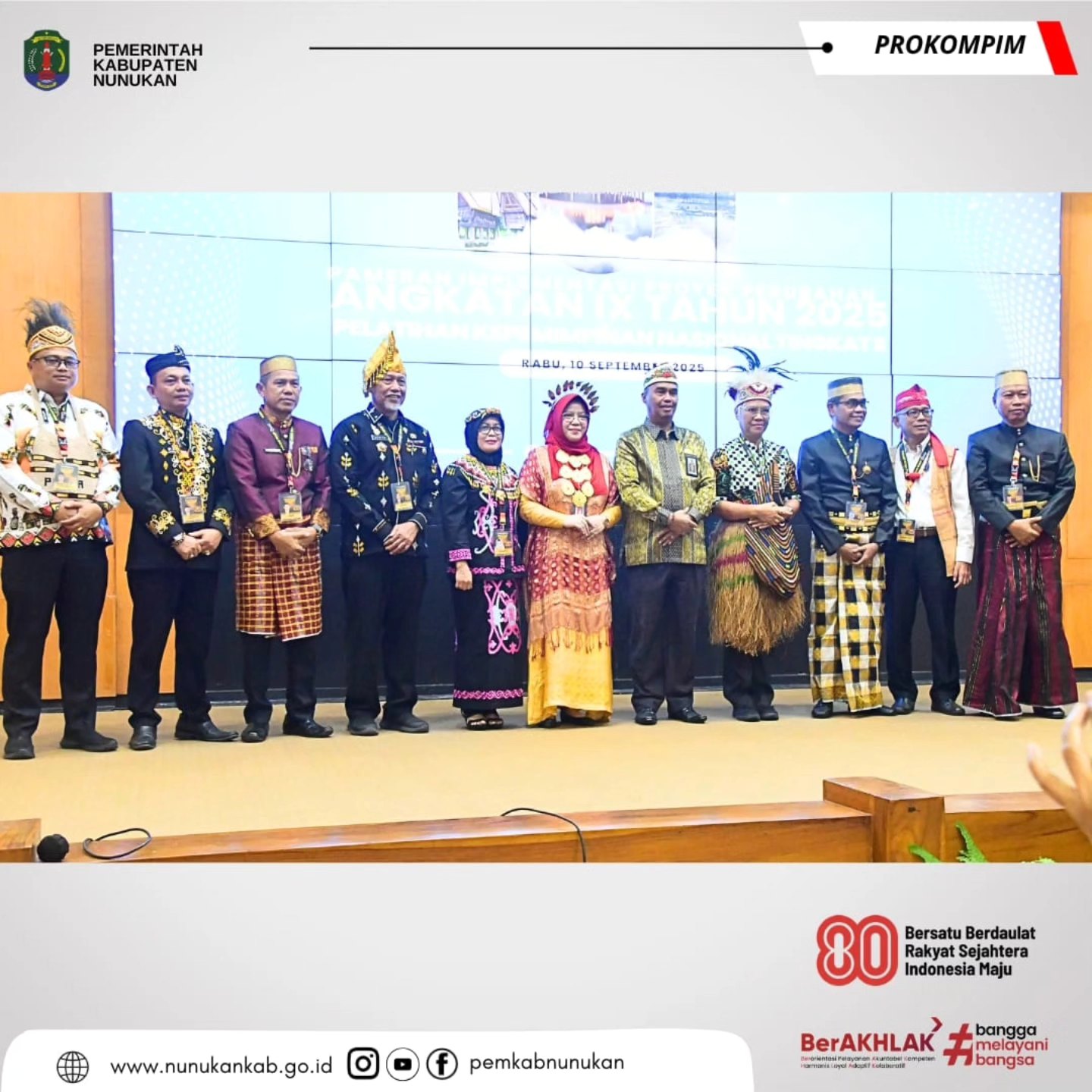 Sekda Nunukan Hadiri Seminar dan Pameran Proyek Perubahan PKN II Angkatan IX di Makassar