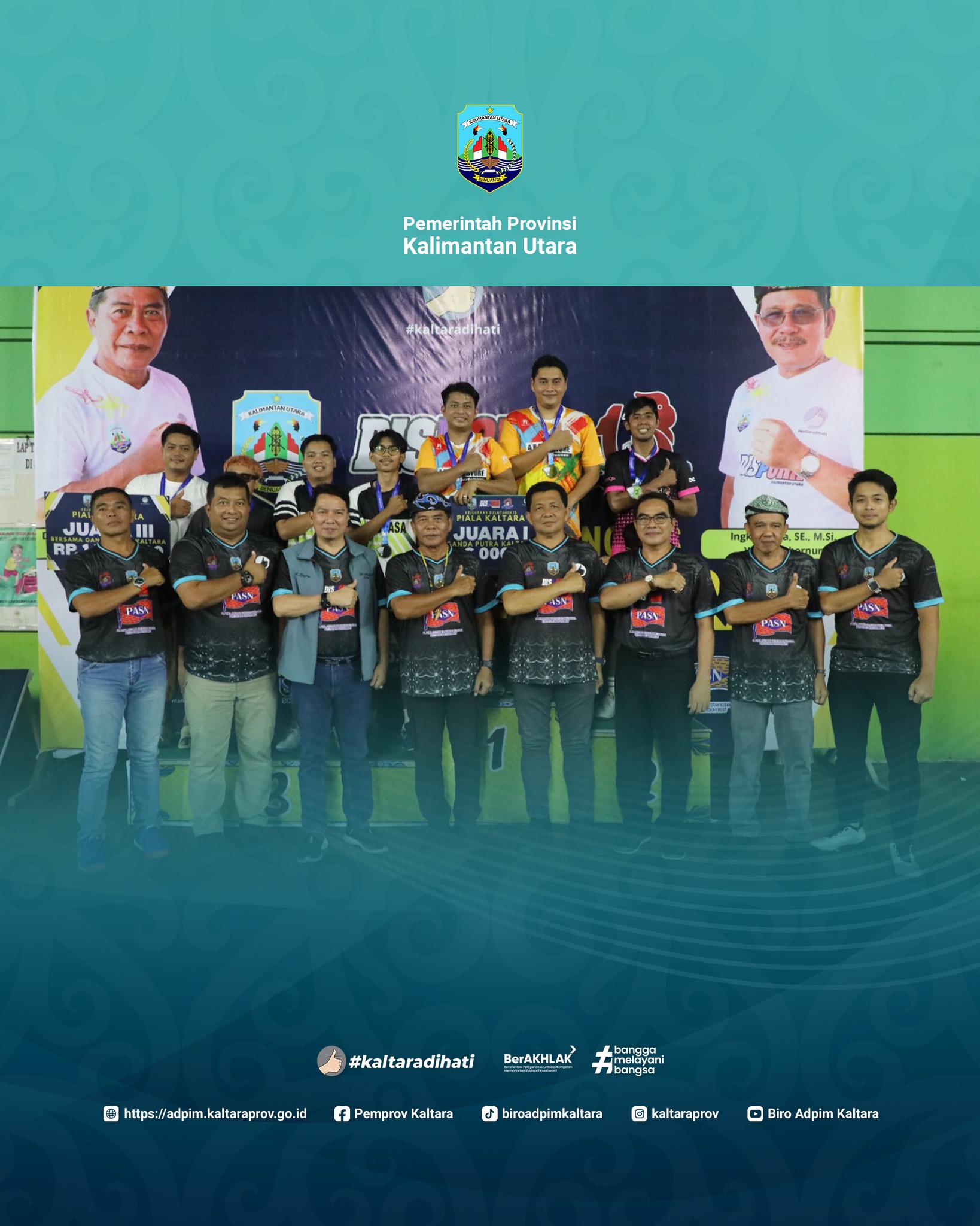 Gubernur Kaltara Tutup Kejuaraan Badminton HUT ke-13 dengan Meriah