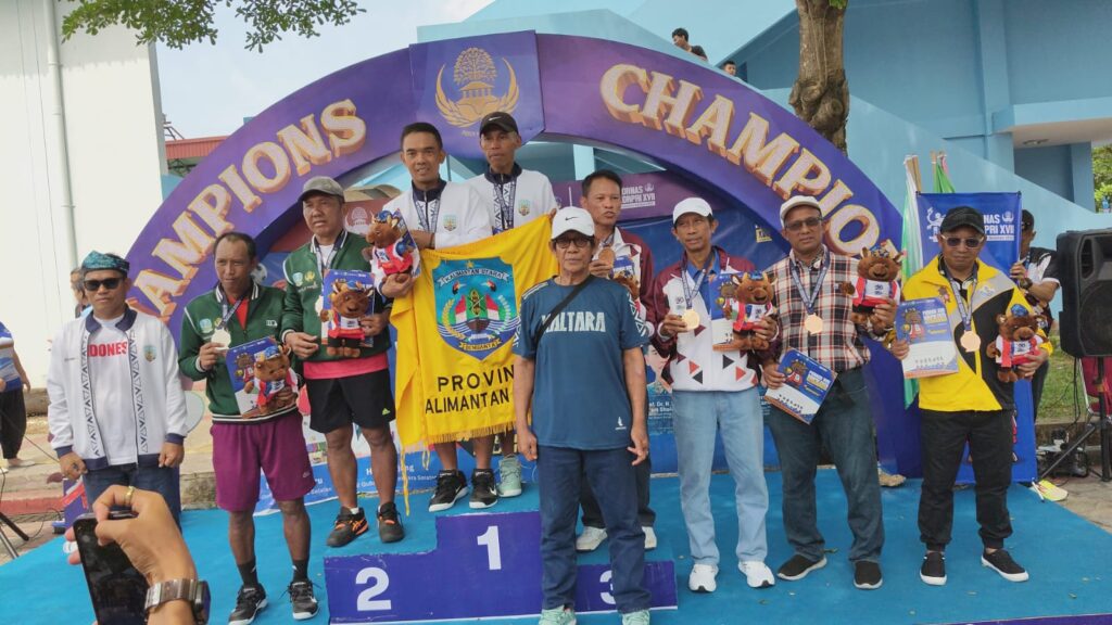 Kaltara Raih Medali Emas Perdana di Cabor Tenis Pornas Korpri XVII 2025 Palembang