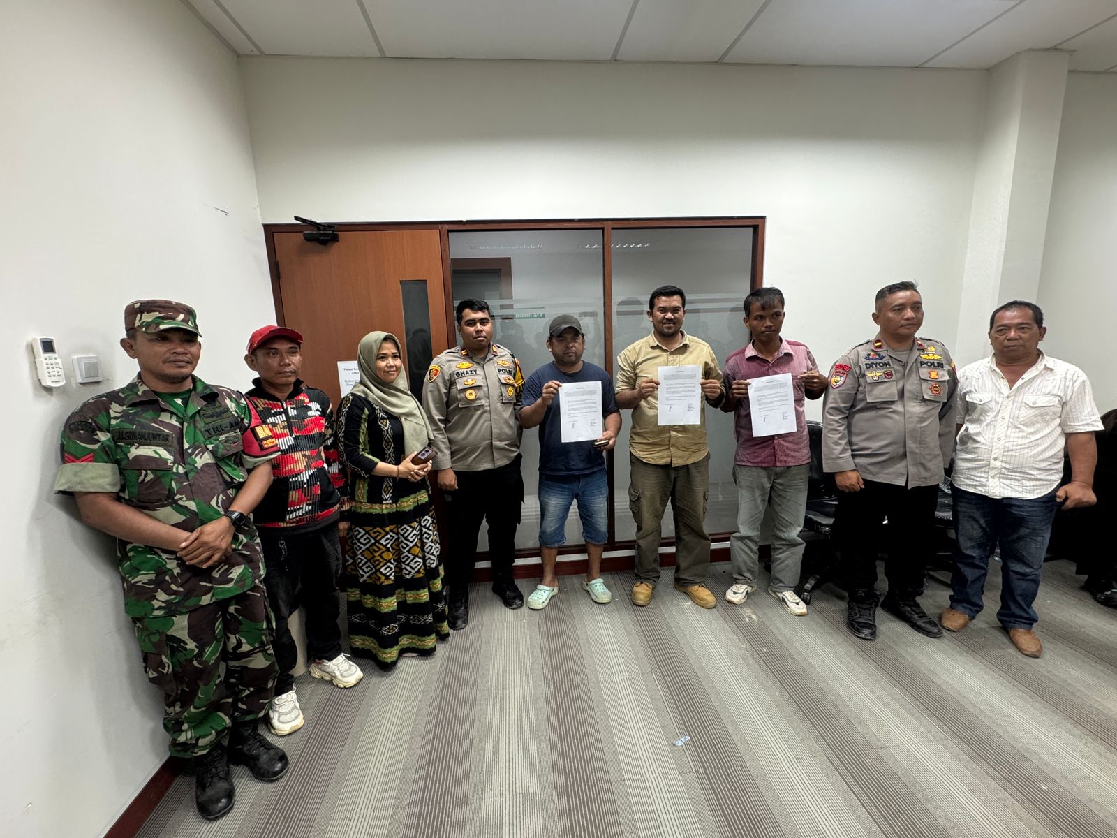 Polres Tarakan Pantau Mediasi Aksi Protes Warga di PT PRI Tarakan Utara