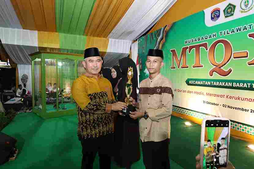 Kelurahan Karang Harapan Raih Juara Umum MTQ XXI Kecamatan Tarakan Barat 2025