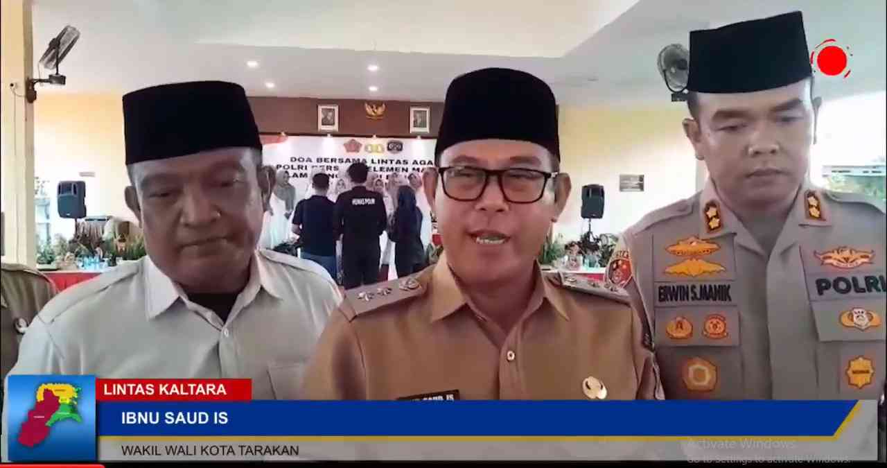 Wawali Tarakan Ikuti Doa Bersama Lintas Agama Pasca Gempa