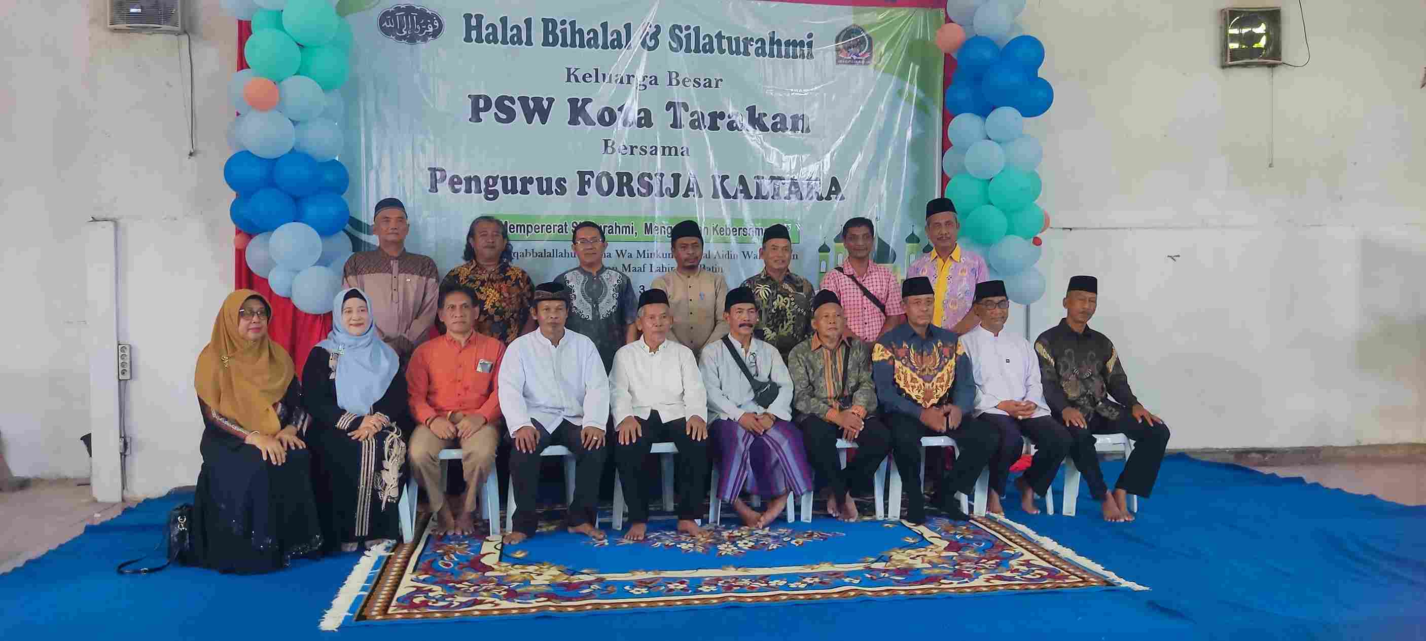 Halal Bihalal PSW Tarakan dan FORSIJA Kaltara Jadi Ajang Perkuat Sinergi