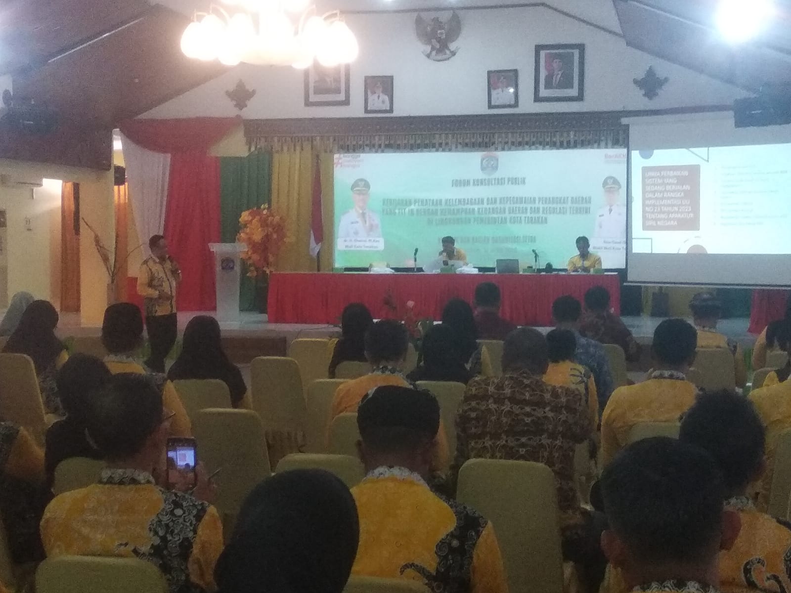 Forum Konsultasi Publik Bahas Penataan Kelembagaan dan Kepegawaian yang Selaras Kemampuan Keuangan Daerah
