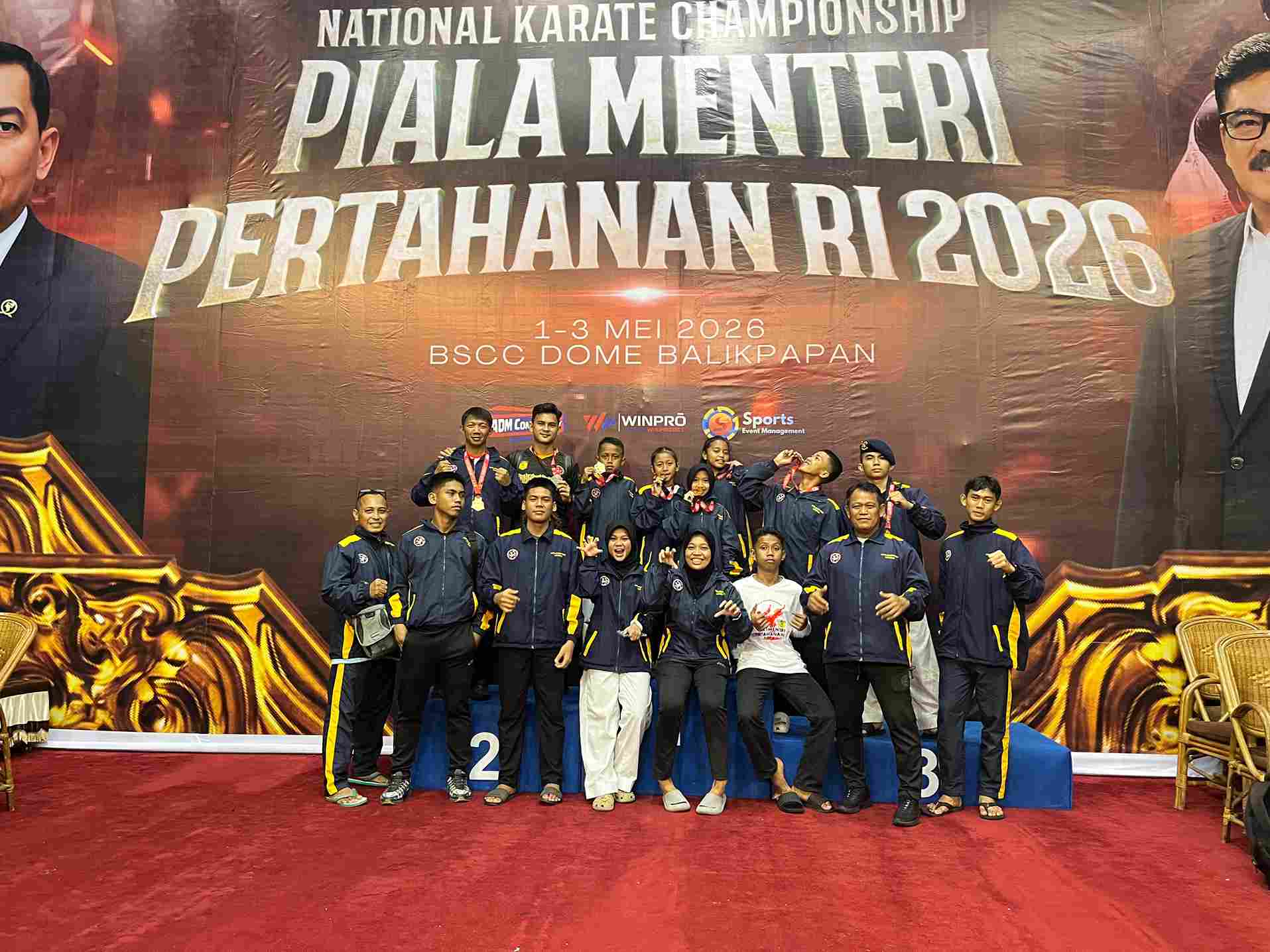 Atlet Inkanas Tarakan Torehkan Prestasi di Kejuaraan Karate Piala Kemenhan 2026 di Balikpapan