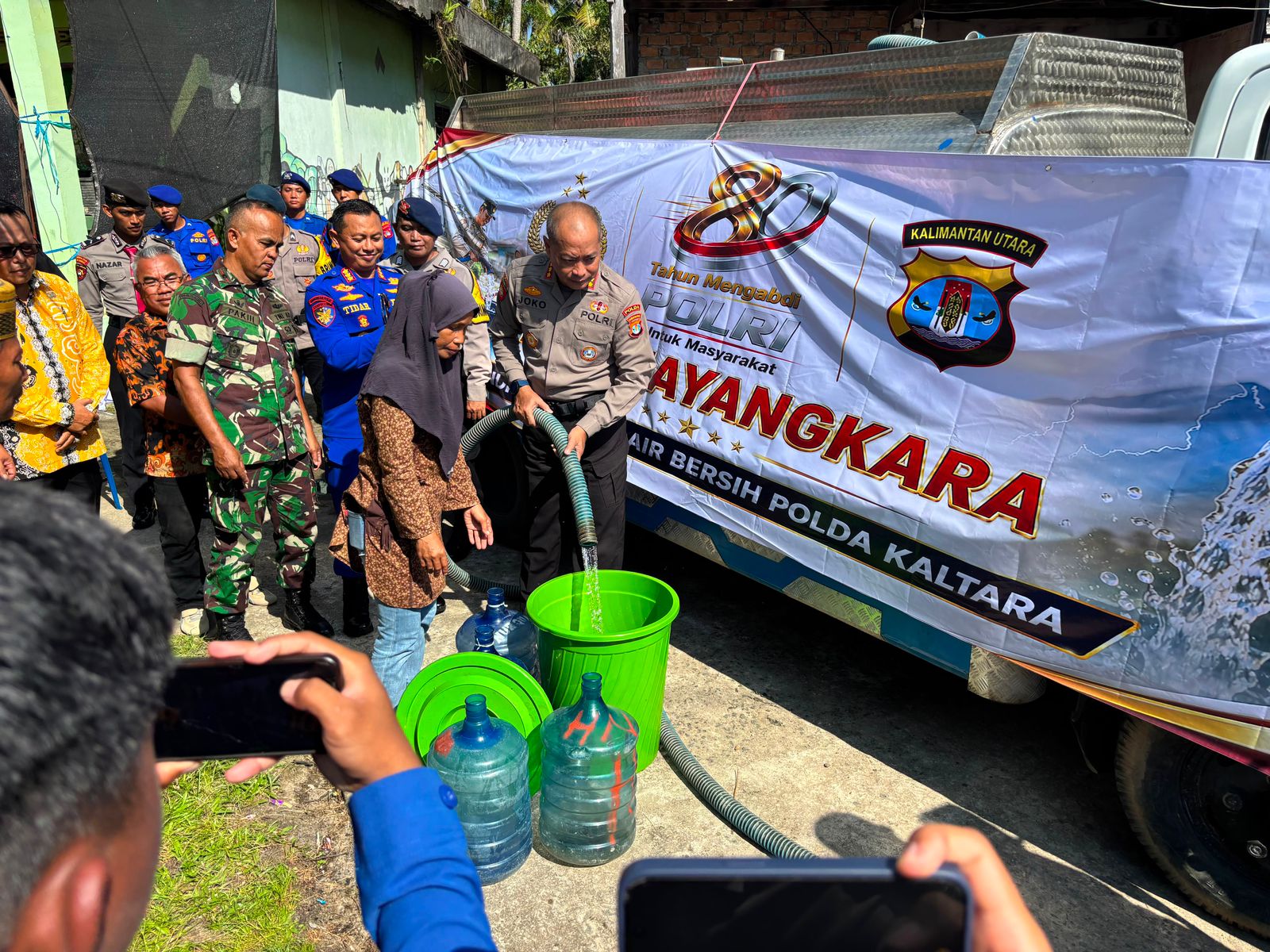 Air Bersih untuk Rakyat, Kado Nyata HUT Bhayangkara ke-80 dari Polda Kaltara