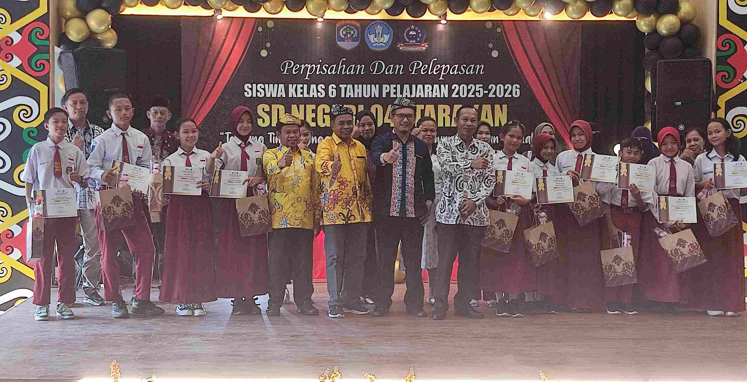 SD Negeri 041 Tarakan Gelar Pelepasan 112 Siswa dengan Penuh Haru dan Kebanggaan