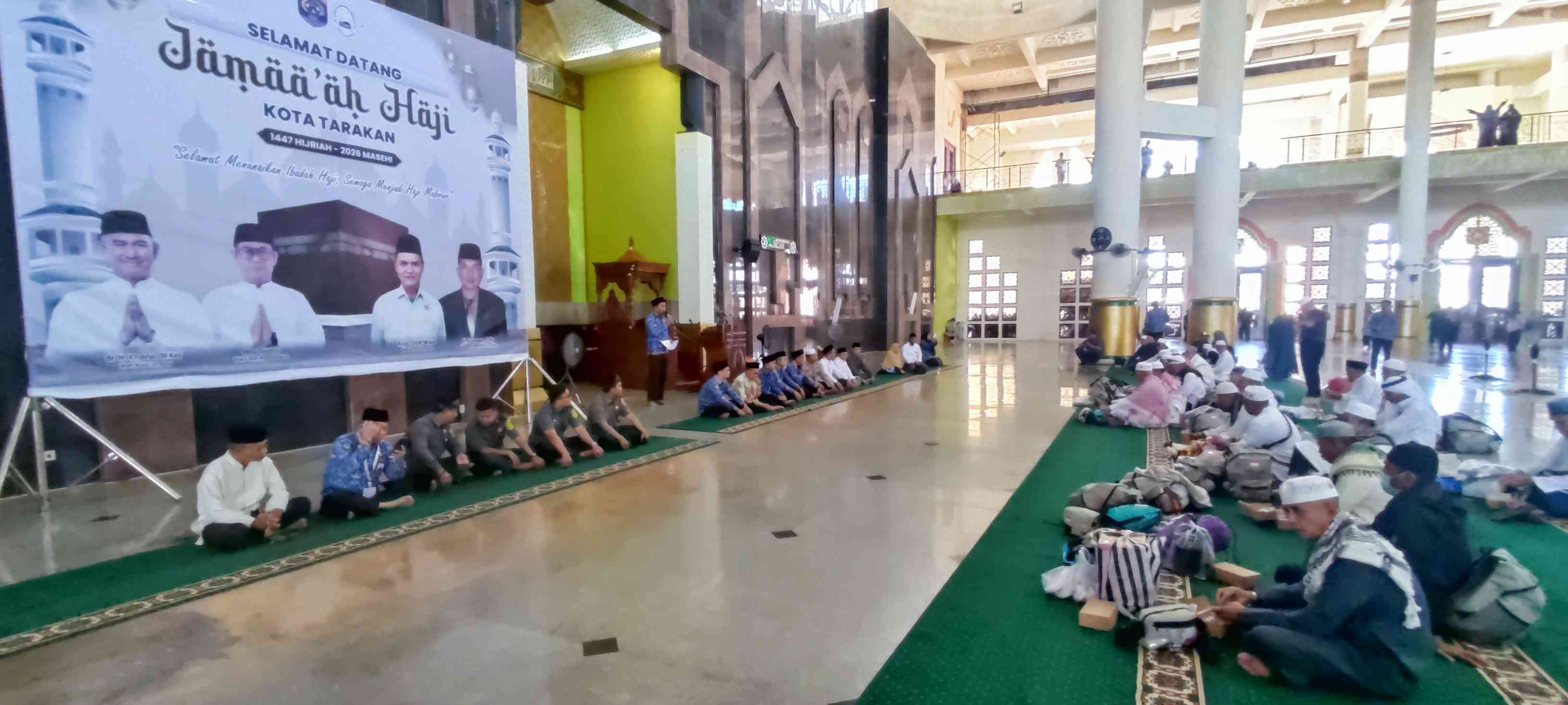 Jamaah Haji Kloter 7 Tarakan Tiba, Disambut Bahagia Keluarga di Masjid Baitul Izzah