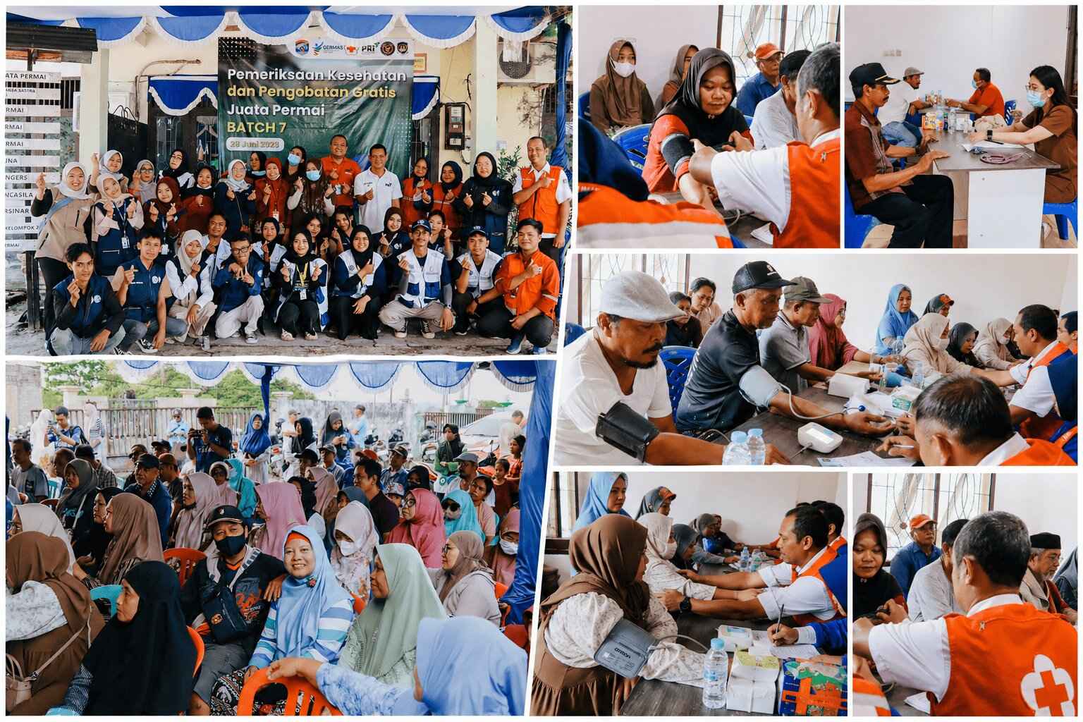 Lagi, Ratusan Warga Antusias Ikuti Pengobatan dan Pemeriksaan Kesehatan Gratis dari PT PRI