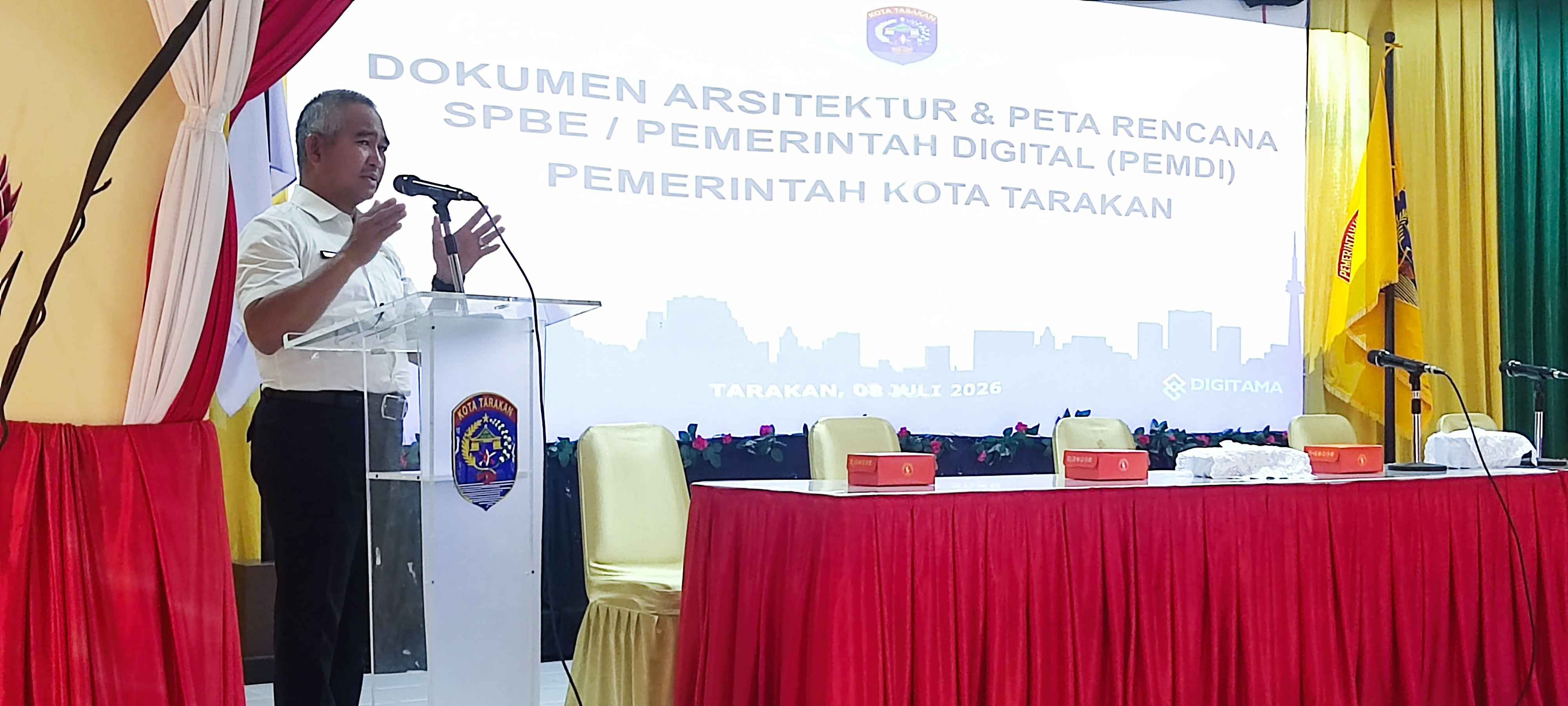 Pemkot Tarakan Terima Dokumen Arsitektur dan Peta Rencana Pemerintah Digital
