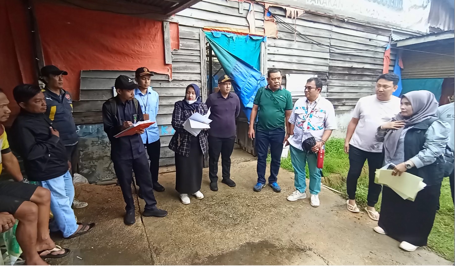 Majelis Hakim PN Tarakan Lakukan Pemeriksaan Setempat dalam Sengketa Tanah