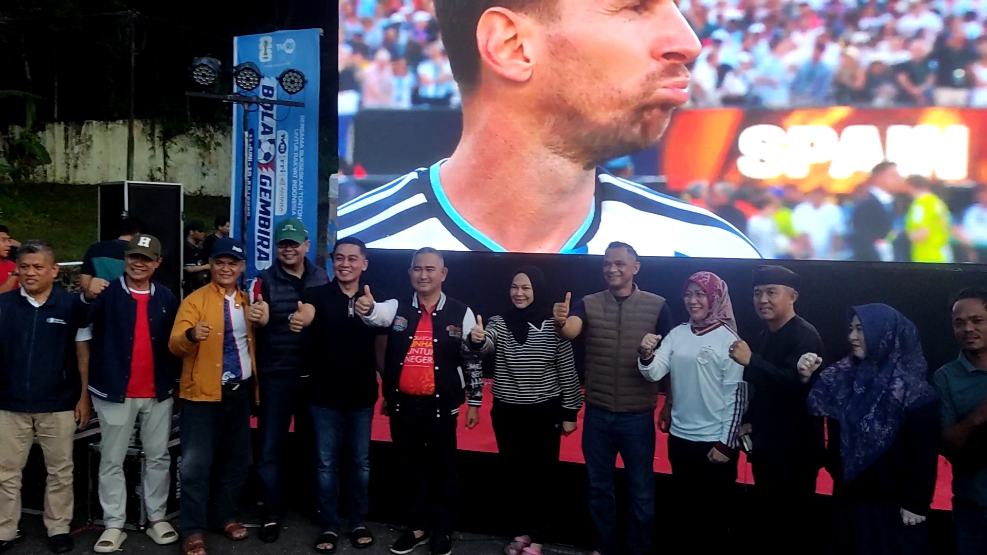 Nobar Final Tarakan HIBOT Berjalan Spektakuler