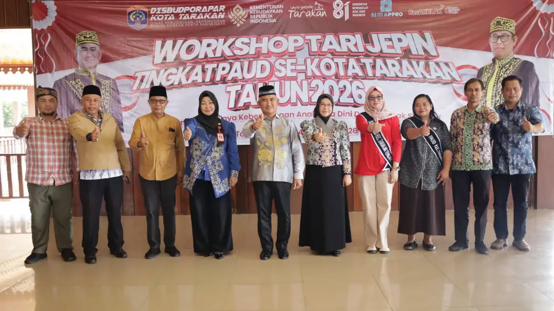 Wali Kota Tutup Workshop Tari Jepin PAUD