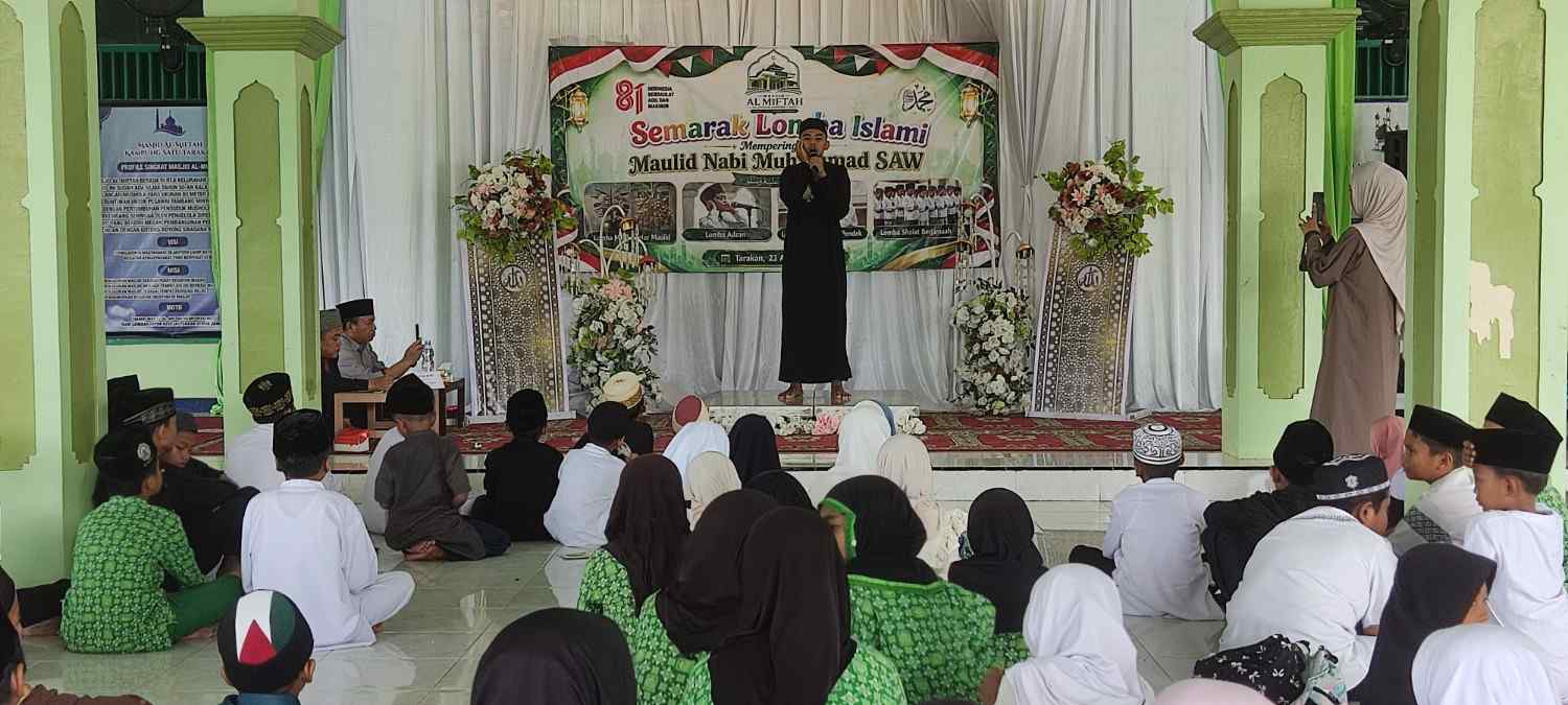 Masjid Al-Miftah Gelar Semarak Lomba Islami Peringati Maulid Nabi