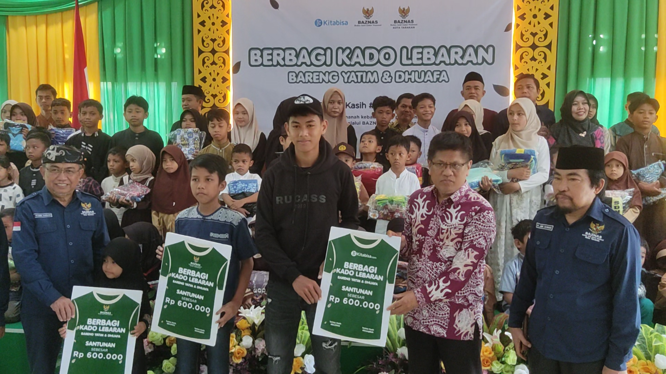 210 Anak Terima Santunan Lebaran BAZNAS