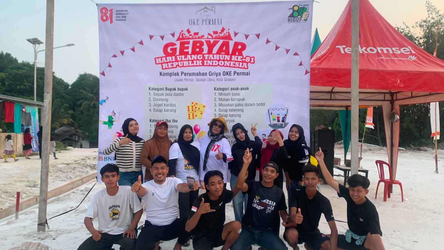 Gebyar HUT RI ke-81 Meriah di Griya OKE Permai