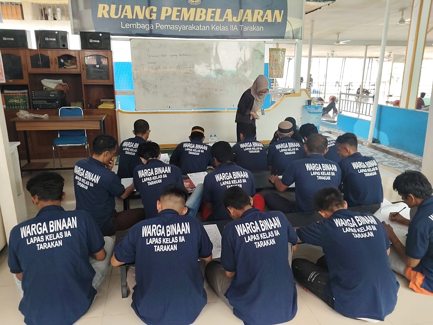 Tetap Lanjutkan Sekolah, Lapas Tarakan Penuhi Hak Pendidikan Kesetaraan Bagi Warga Binaan