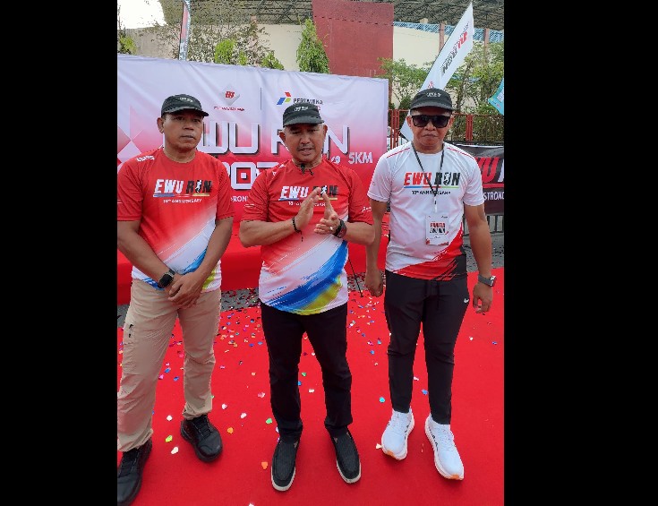 Wali Kota Khairul Lepas 1.200 Peserta EWU Fun Run 2026