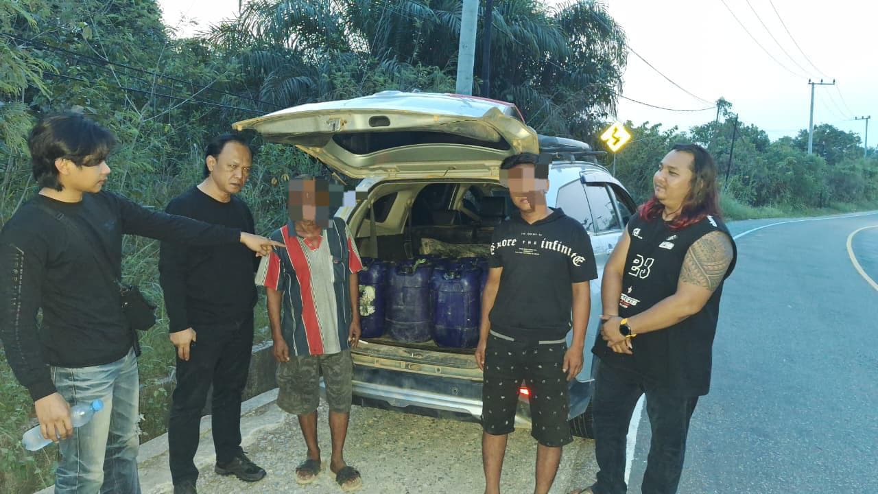 Resmob Polda Kaltara Amankan Pengetap BBM Bersubsidi