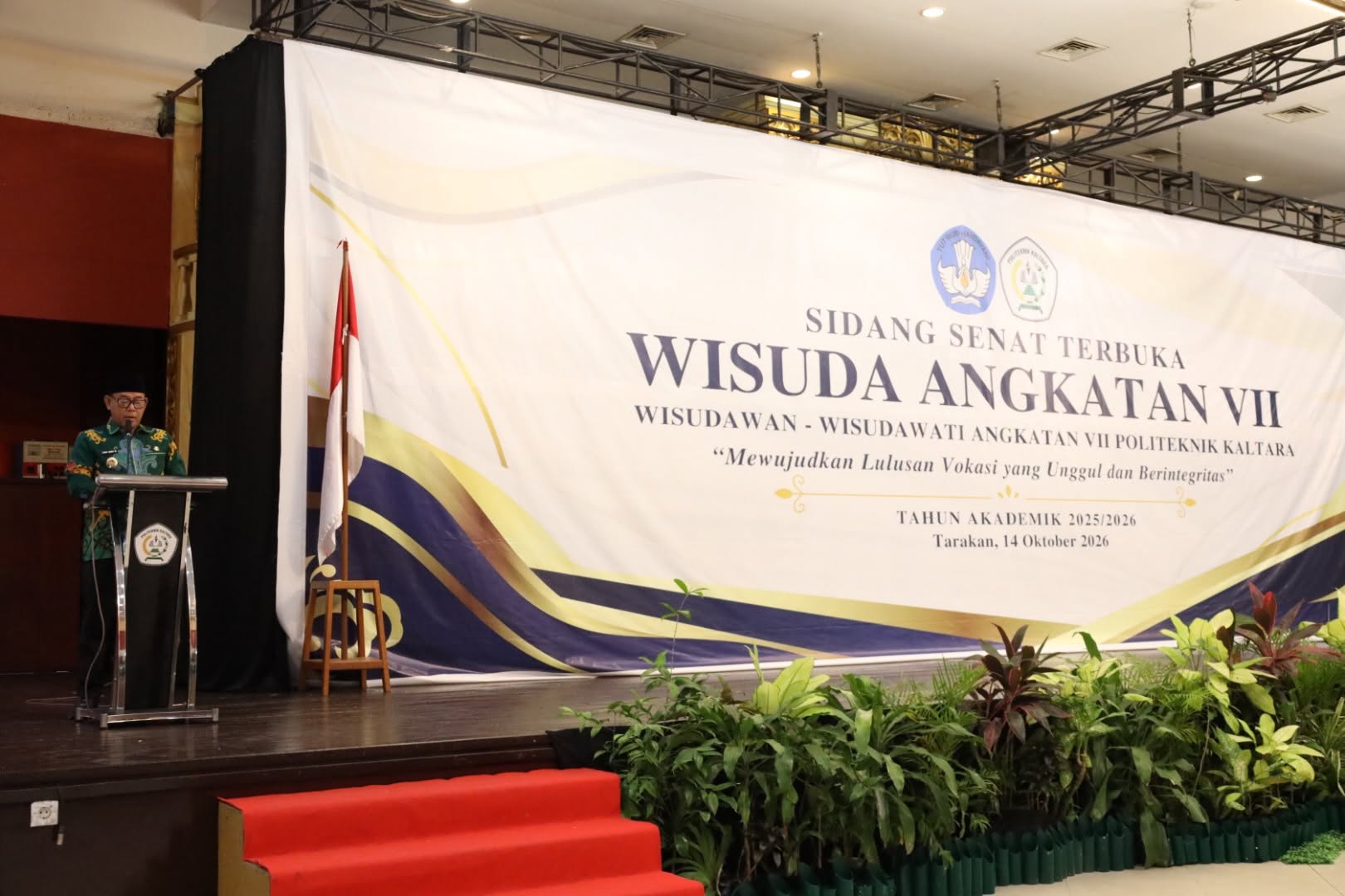 Wakil Wali Kota Tarakan Dorong Lulusan Politeknik Kaltara Terus Tingkatkan Kompetensi