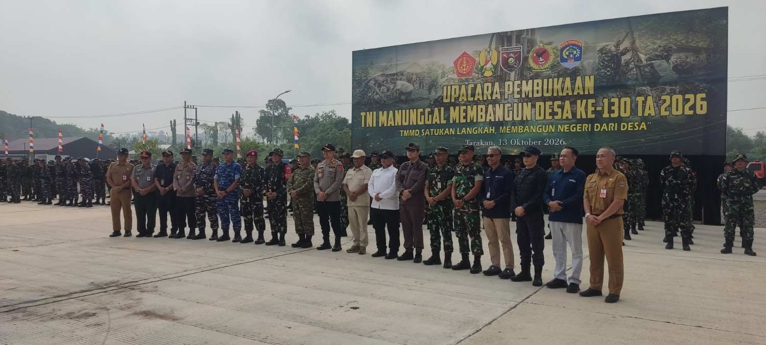 Wali Kota Tarakan Buka TMMD ke-130 Tahun Anggaran 2026