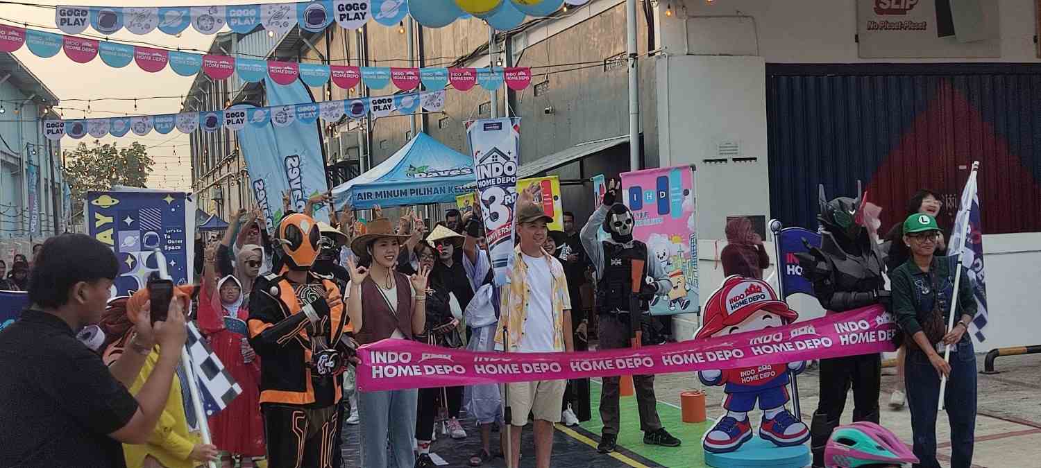 Gogo Play dan Indo Home Depo Gelar Funwalk Meriahkan Anniversary ke-3