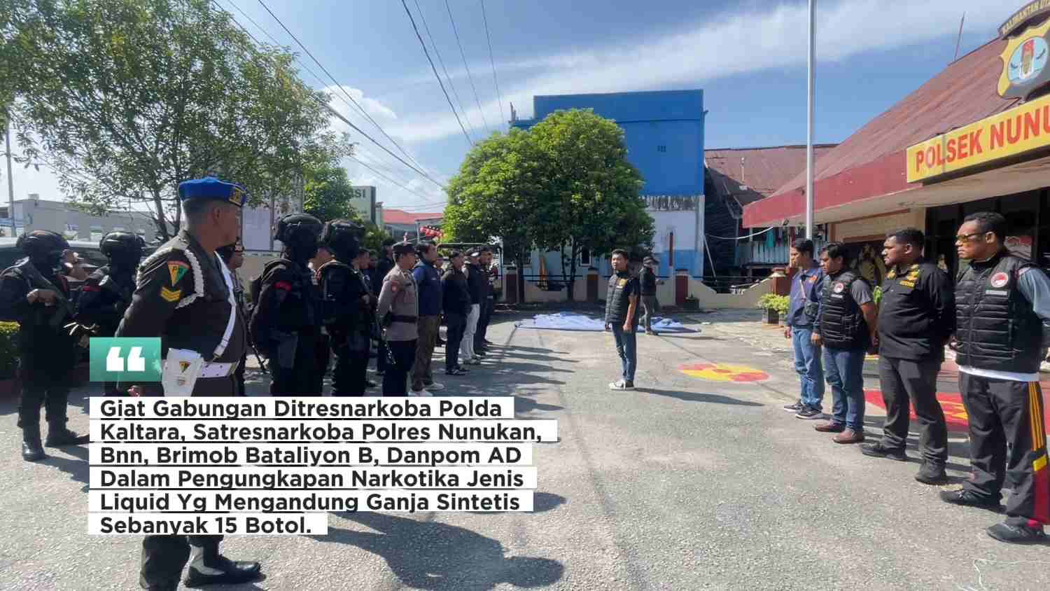 Direktorat Reserse Narkoba Polda Kaltara Gelar Operasi Sarang Narkoba