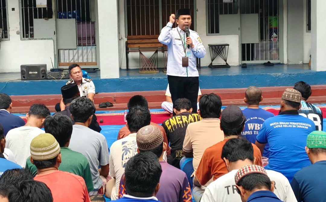 Di Balik Jeruji, Warga Binaan Lapas Tarakan Perkuat Iman dan Taqwa